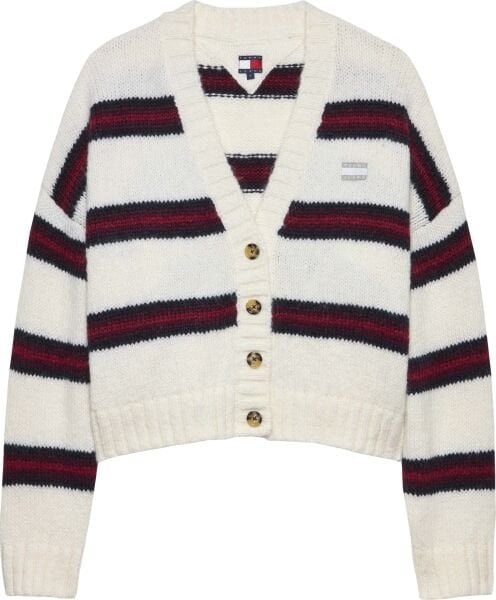 TJW BADGE STRIPE FLUFF CARDI E