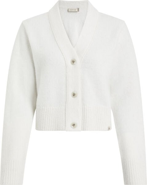 FLUFFY YARN SWEATER CARDIGAN