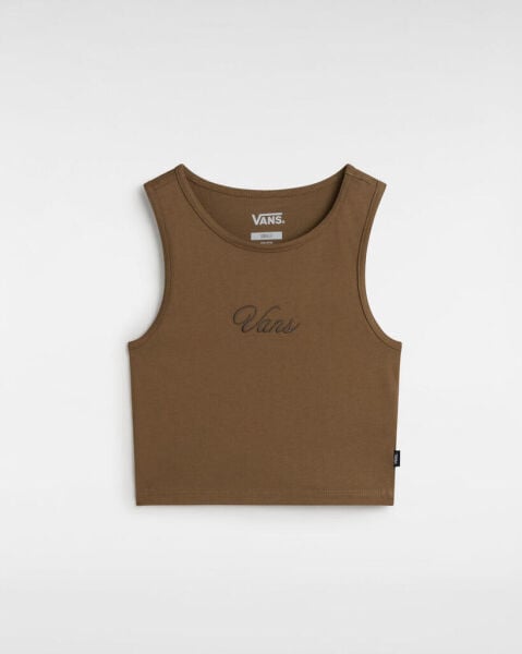 Small Staple Fitted Crop Tank