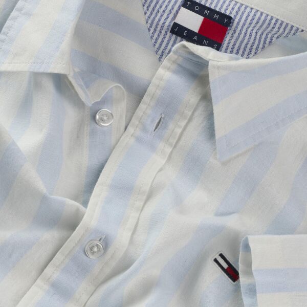 TJM REG LINEN BLEND STP SS SHI