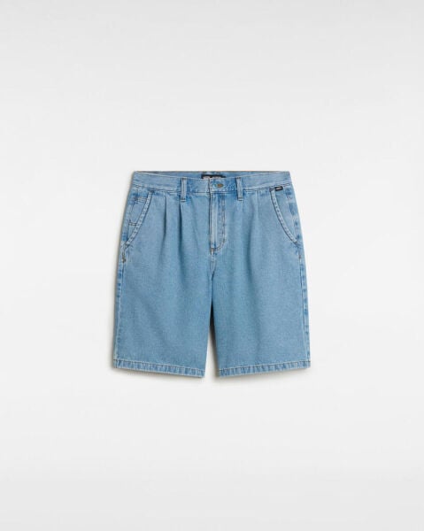 Authentic Chino Loose Pleated Denim Shor