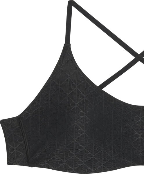 Monogram Mesh Plunge Low Suppo