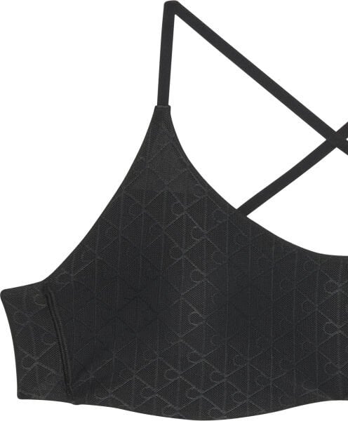 Monogram Mesh Plunge Low Suppo