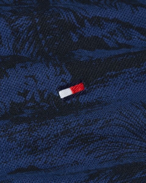 ALL OVER PRINT LINEN REG POLO