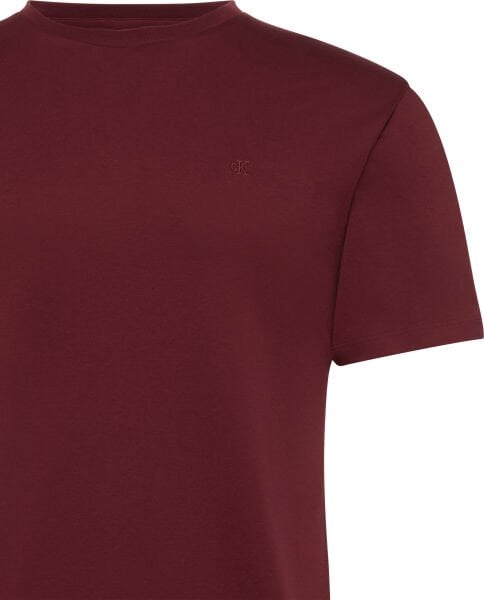 SS SUPIMA CHEST EMB CREWNECK T