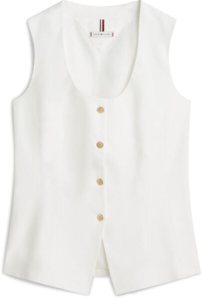 LINEN BLEND VEST