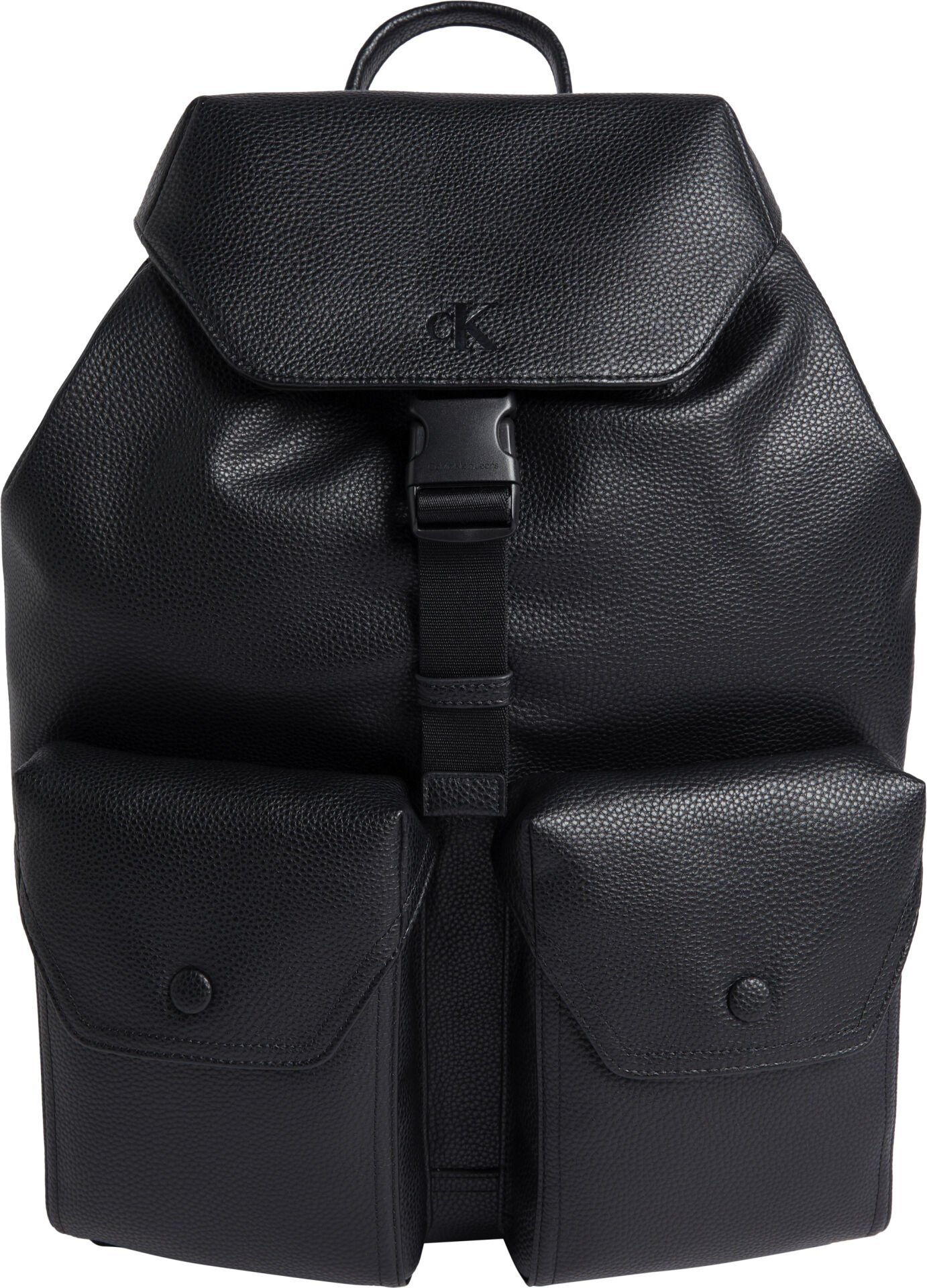 OVER WEBBING FLAP BACKPACK PU