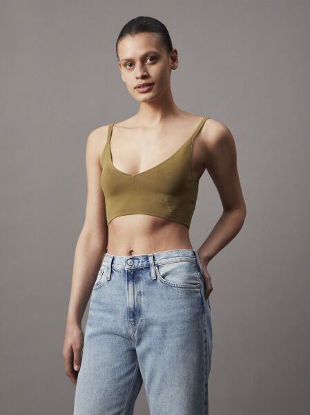 RAYON SWEATER BRALETTE