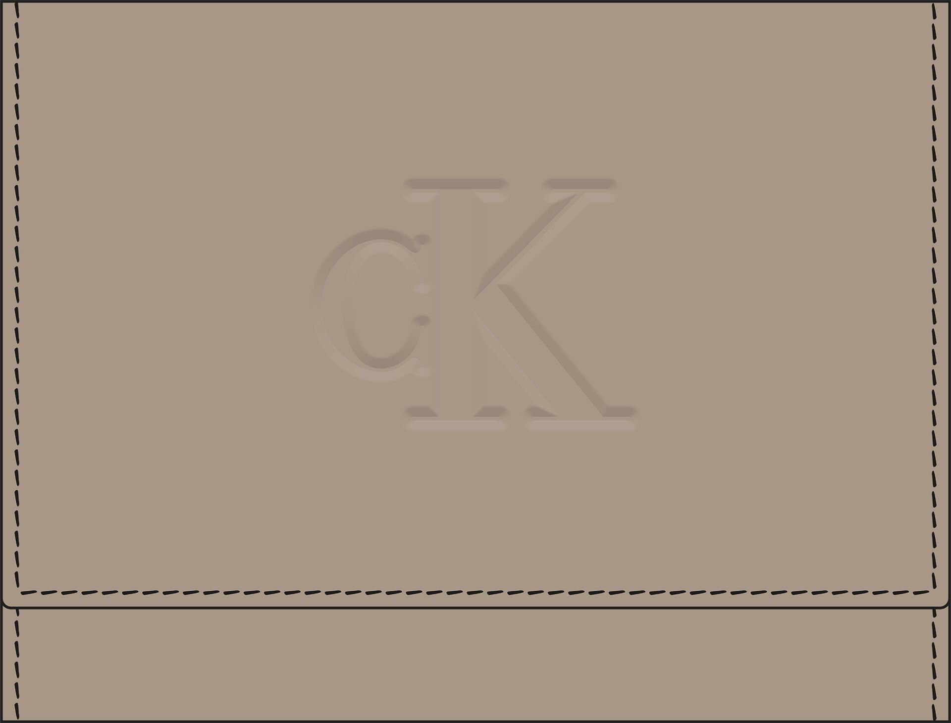 SCULPTED MEDIUM TRIFOLD