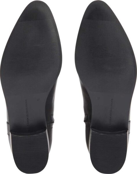 TH LEATHER POINTY ZIP BOOTIE