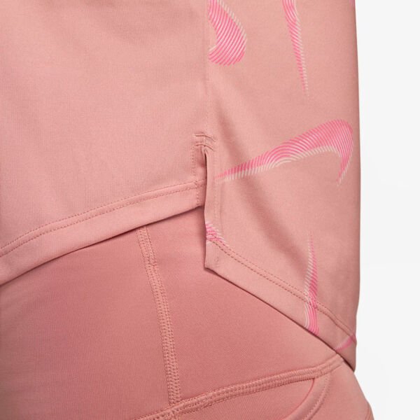 W NK DF SWOOSH AOP SS CROP