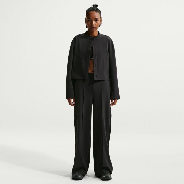 W NK 24.7 DF WVN CROP JACKET