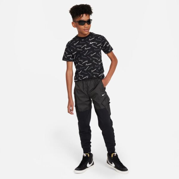 K NSW TEE SWOOSH AOP SP24 Siyah - S