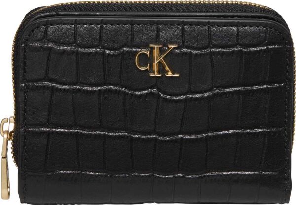 CK CROC MEDIUM FLAP ZIP AROUND