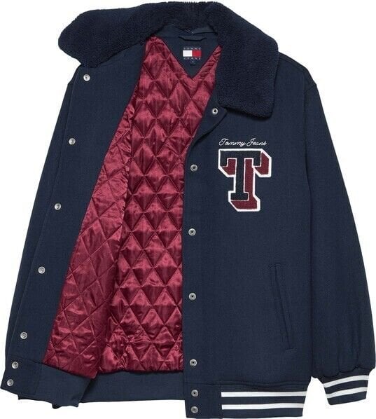 TJW OVS WOOL VARSITY JACKET