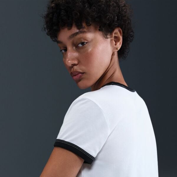 W NSW SS RINGER TEE VNTG RUN