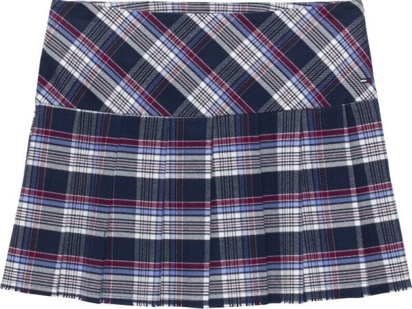 TJW STRUCTURED PLEAT MINI SKIR