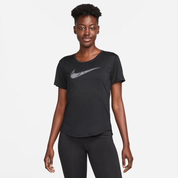 W NK DF SWOOSH HBR SS TOP