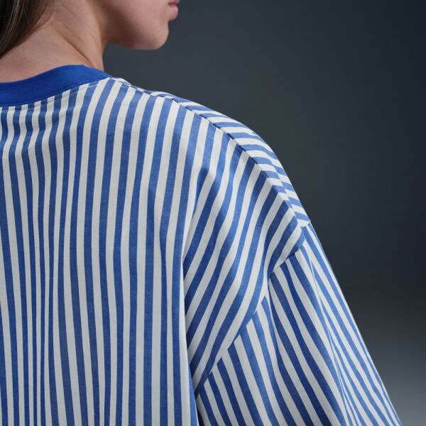 W NSW STRIPE PPLN BOXY TOP