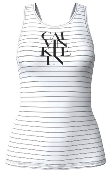 SL COTTON RIB STRIPE TANK