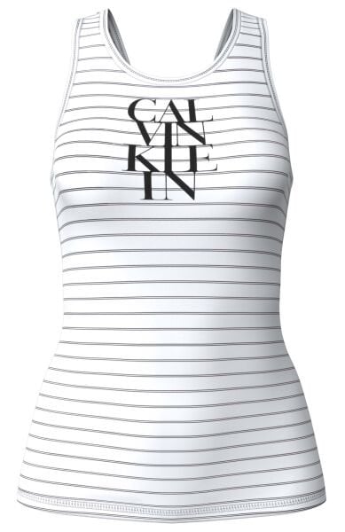 SL COTTON RIB STRIPE TANK