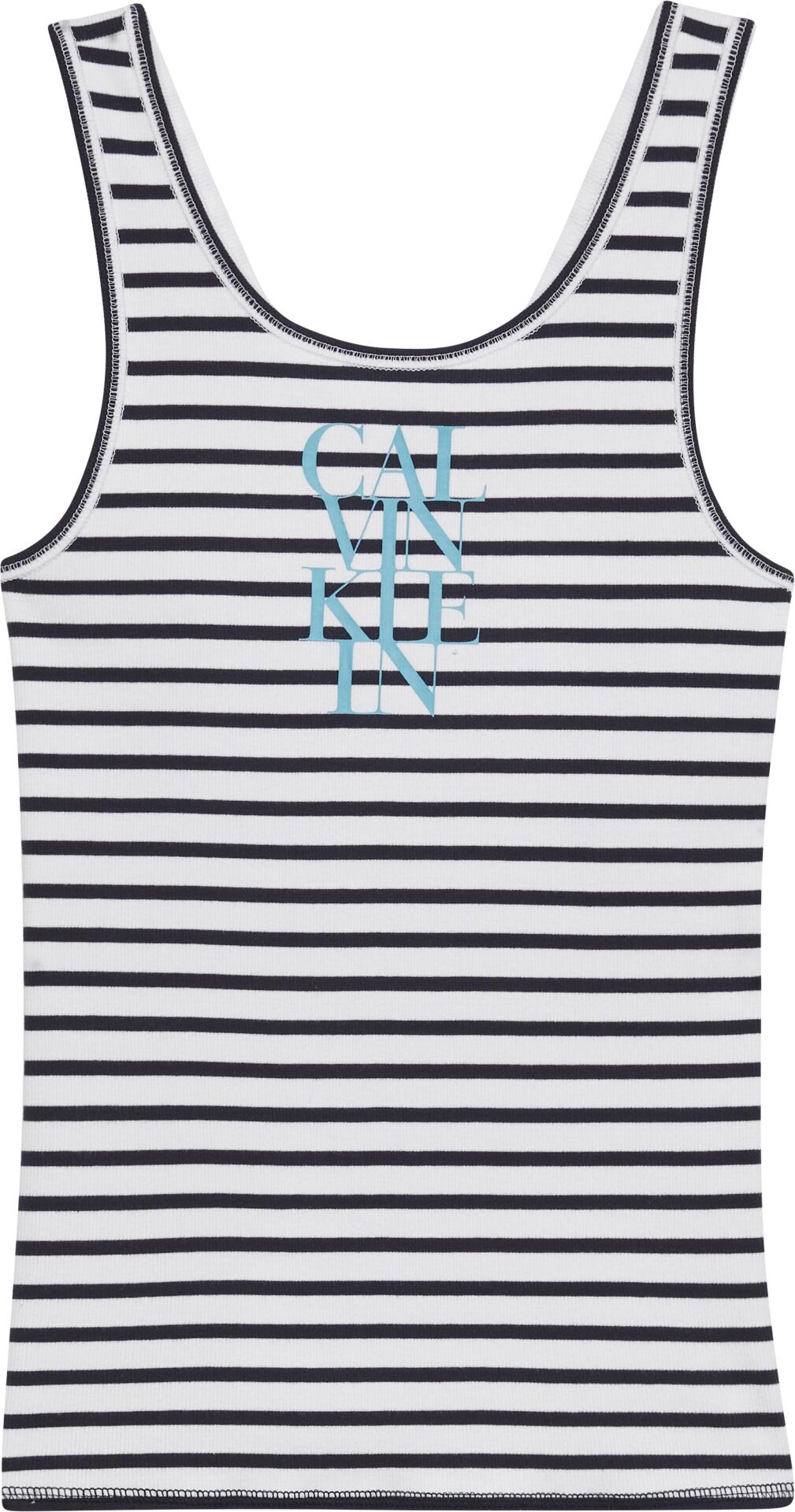 SL COTTON RIB STRIPE TANK