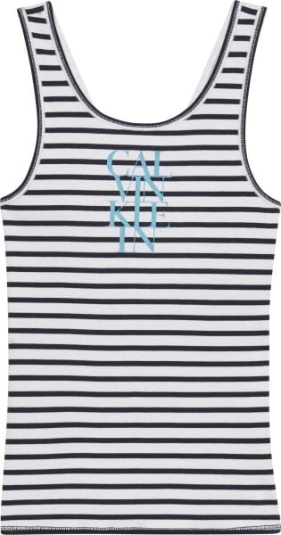 SL COTTON RIB STRIPE TANK