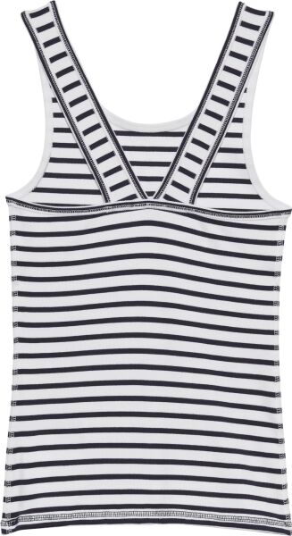 SL COTTON RIB STRIPE TANK