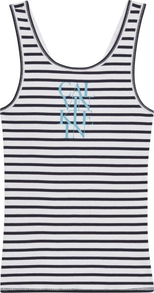 SL COTTON RIB STRIPE TANK