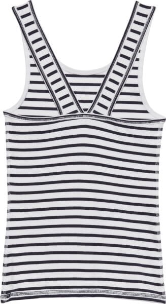 SL COTTON RIB STRIPE TANK