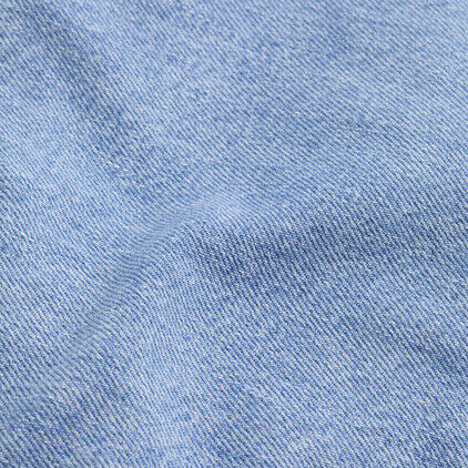PULL ON RELAXED DENIM SHORT