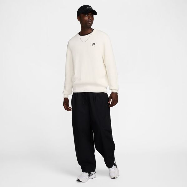 M NK CLUB CREW SWEATER Beyaz - L