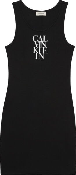 SL COTTON 1X1 RIB TANK DRESS