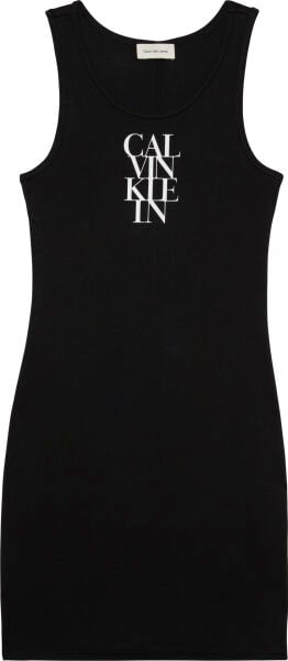 SL COTTON 1X1 RIB TANK DRESS