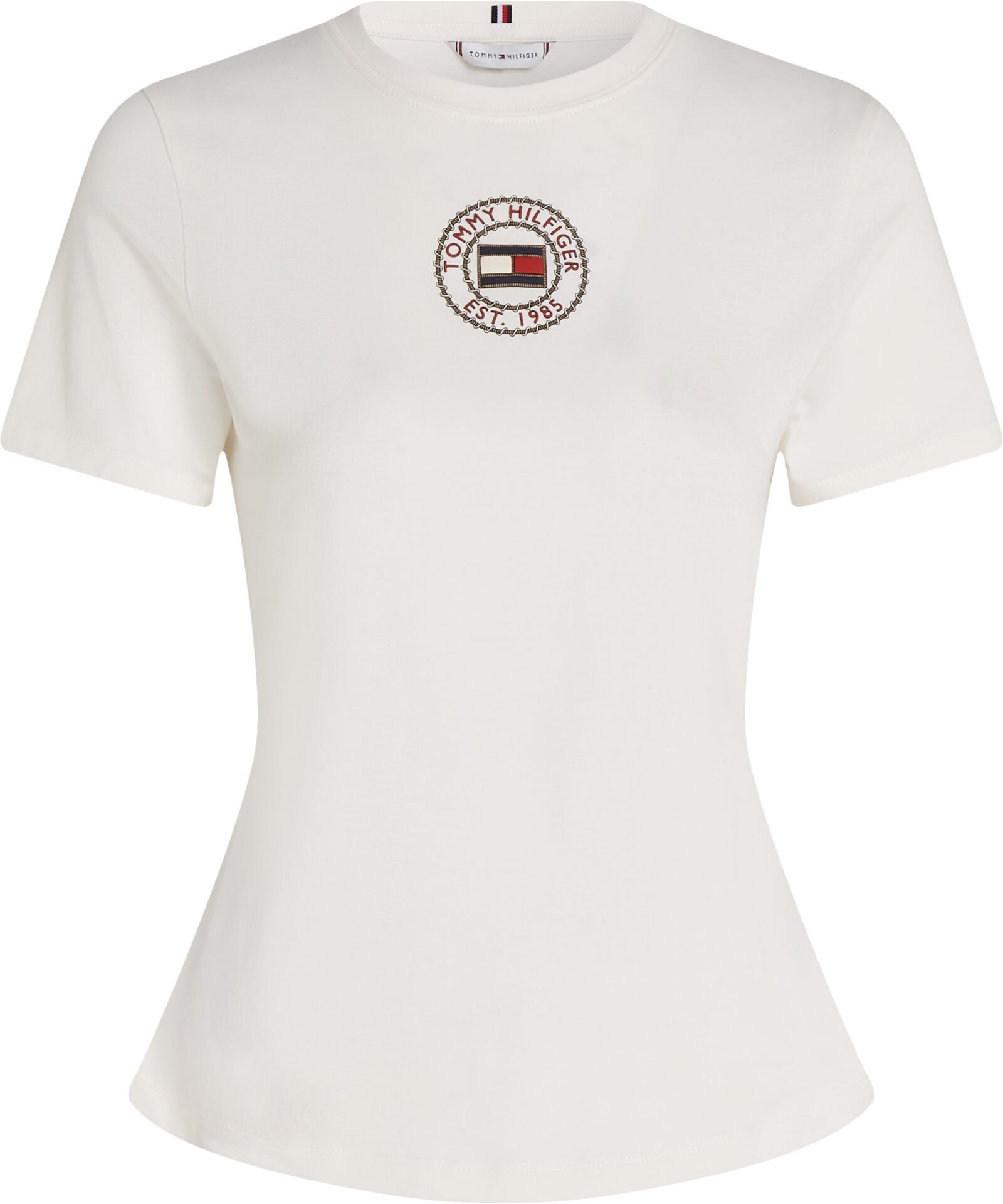 SLIM NAUTICAL GRAPHIC C-NK SS Beyaz - M