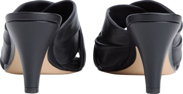 ELEVATED MID HEEL MULE LTH