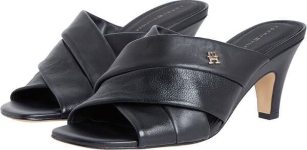 ELEVATED MID HEEL MULE LTH