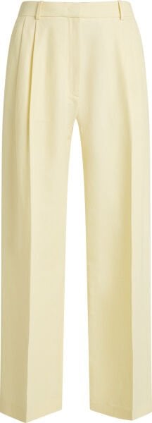 LINEN MIX RLXD STRAIGHT PANTS