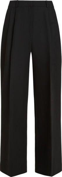 LINEN MIX RLXD STRAIGHT PANTS