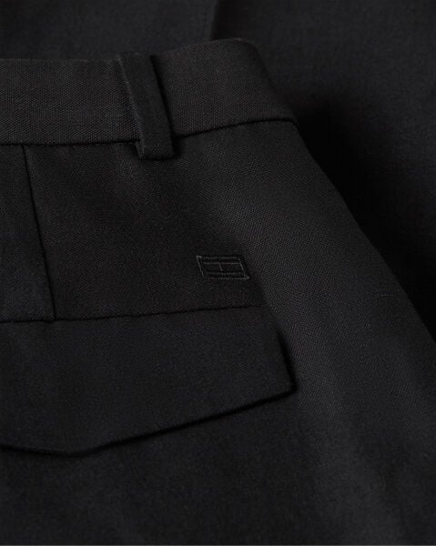 LINEN MIX RLXD STRAIGHT PANTS