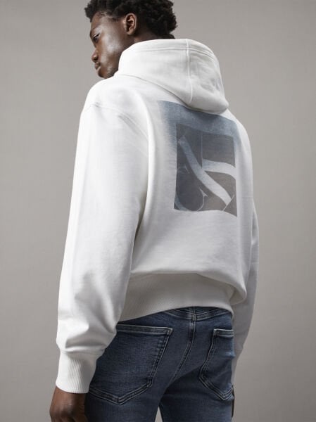 SOFT LAYERED MONOGRAM HOODIE