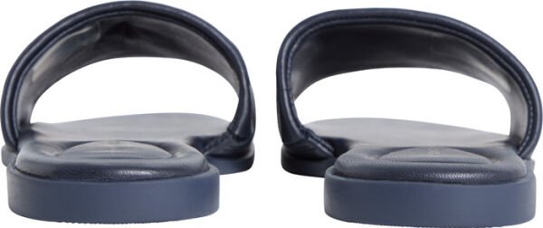 TH LOGO HARDWARE LEATHER MULE