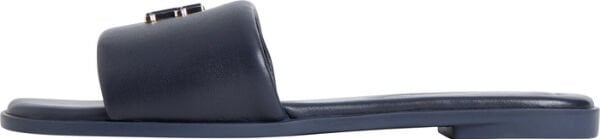 TH LOGO HARDWARE LEATHER MULE
