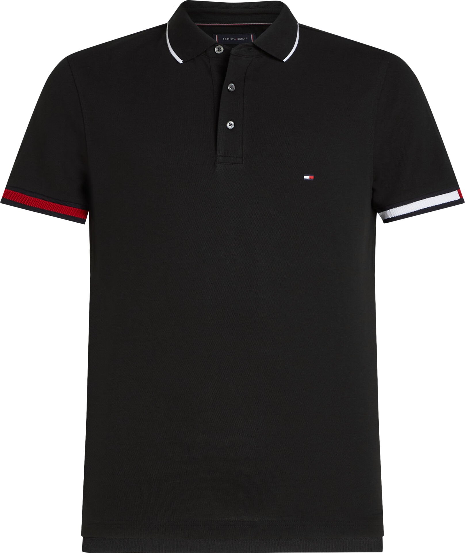 FLAG CUFF SLIM FIT POLO