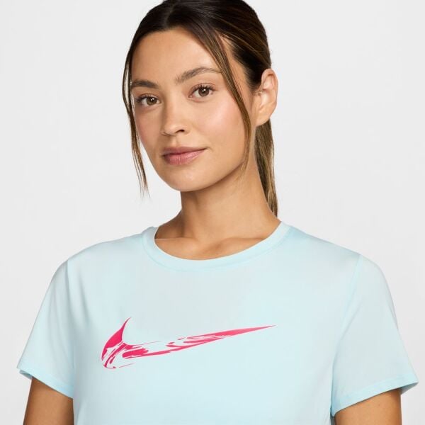 W NK ONE SWOOSH HBR DF SS TOP