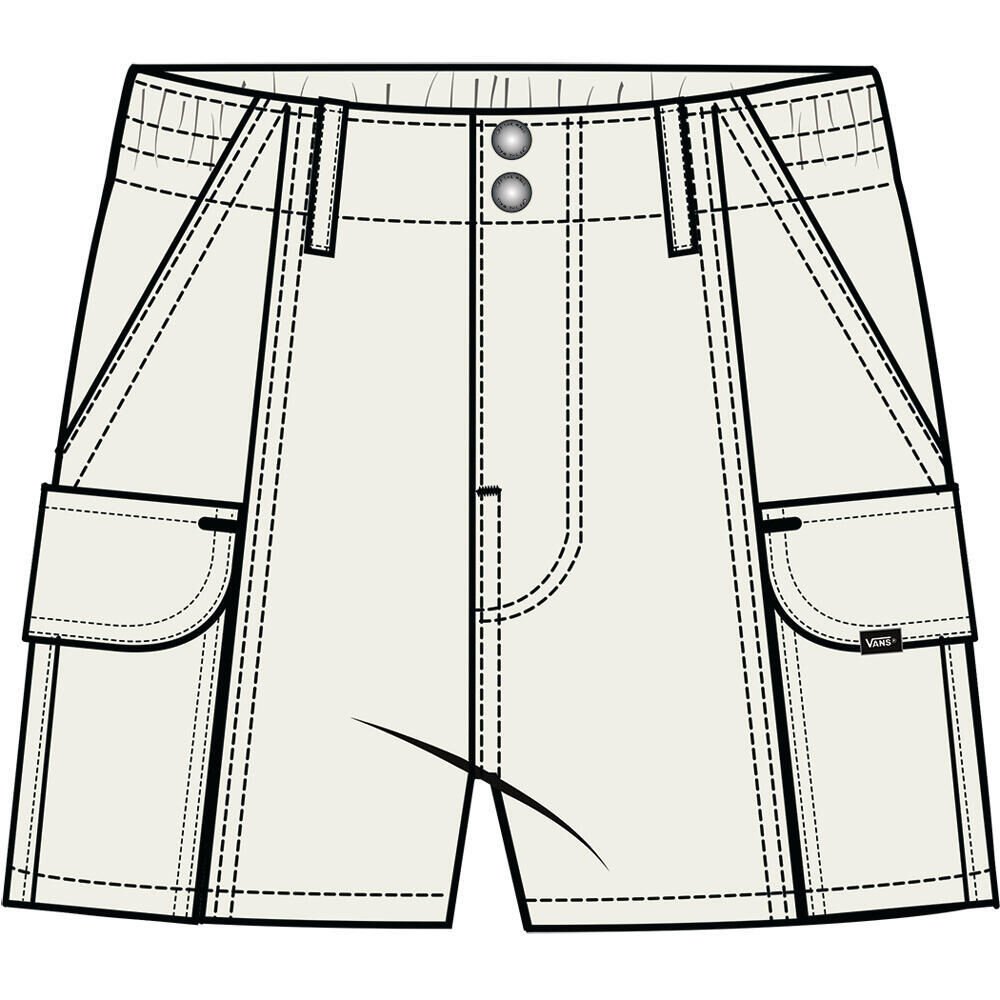 SIDEWALK CARGO SHORT Beyaz - S