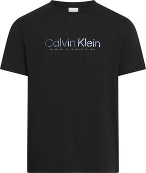 SATIN BONDED LOGO T-SHIRT