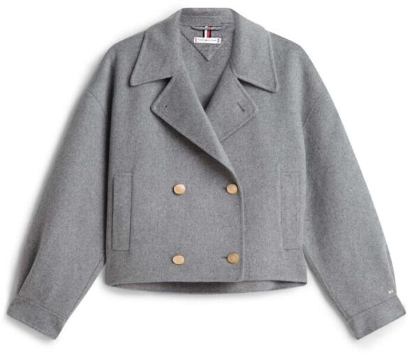 DF WOOL GOLD BUTTON PEACOAT