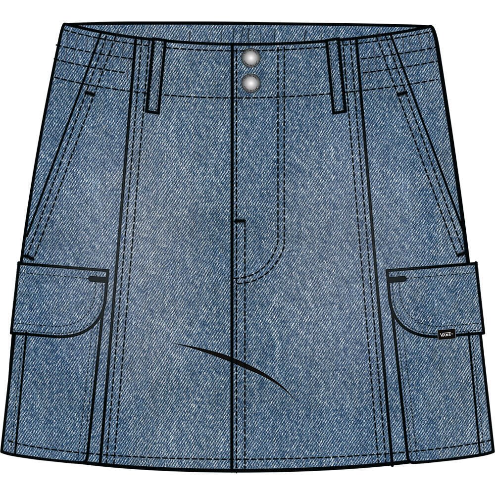 SIDEWALK DENIM SKIRT