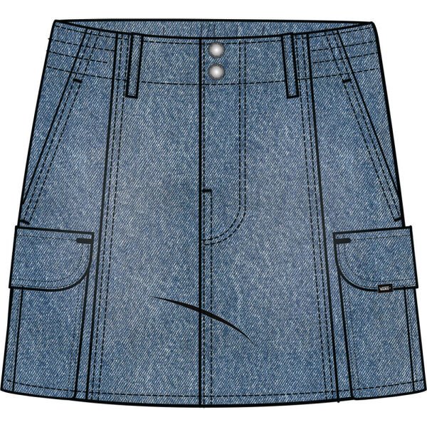 SIDEWALK DENIM SKIRT